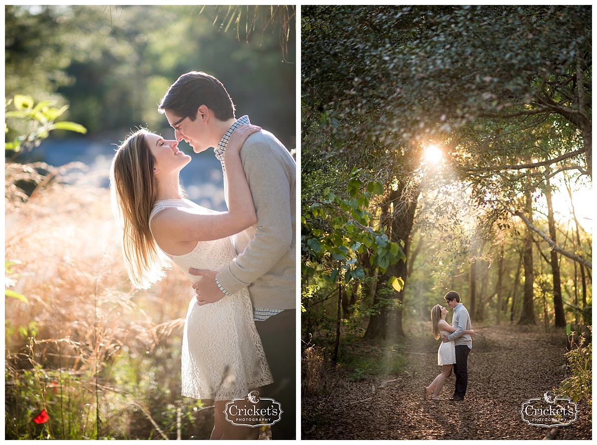 winter garden engagement photography