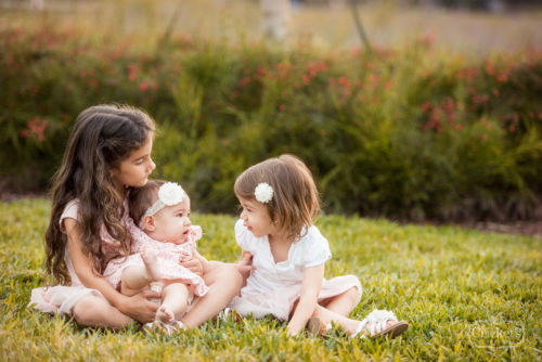 winter garden family newborn photography