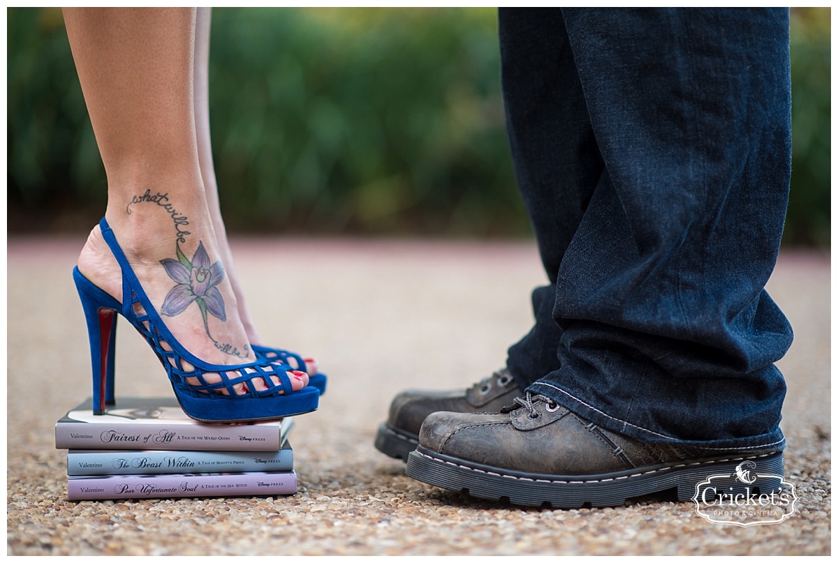 disney boardwalk engagement photography