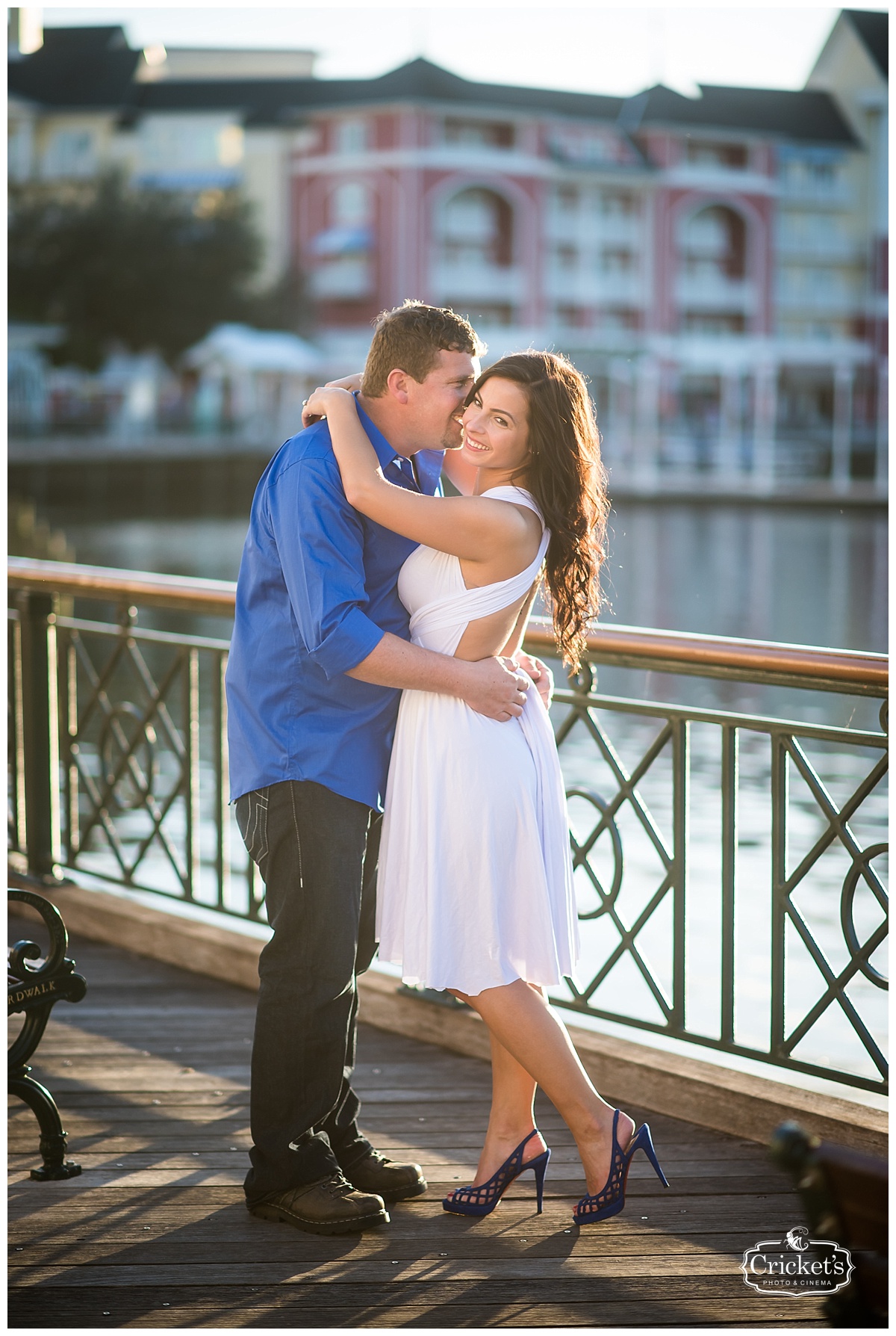 disney boardwalk engagement photography