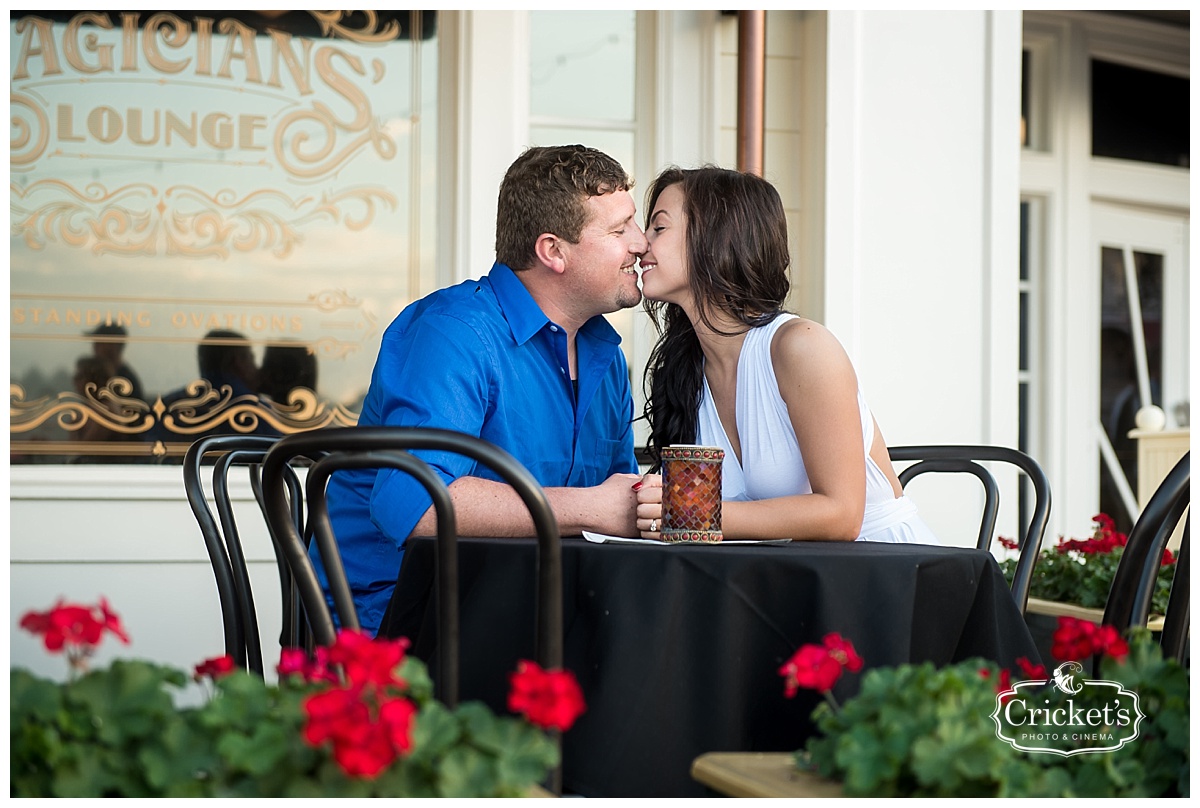 disney boardwalk engagement photography