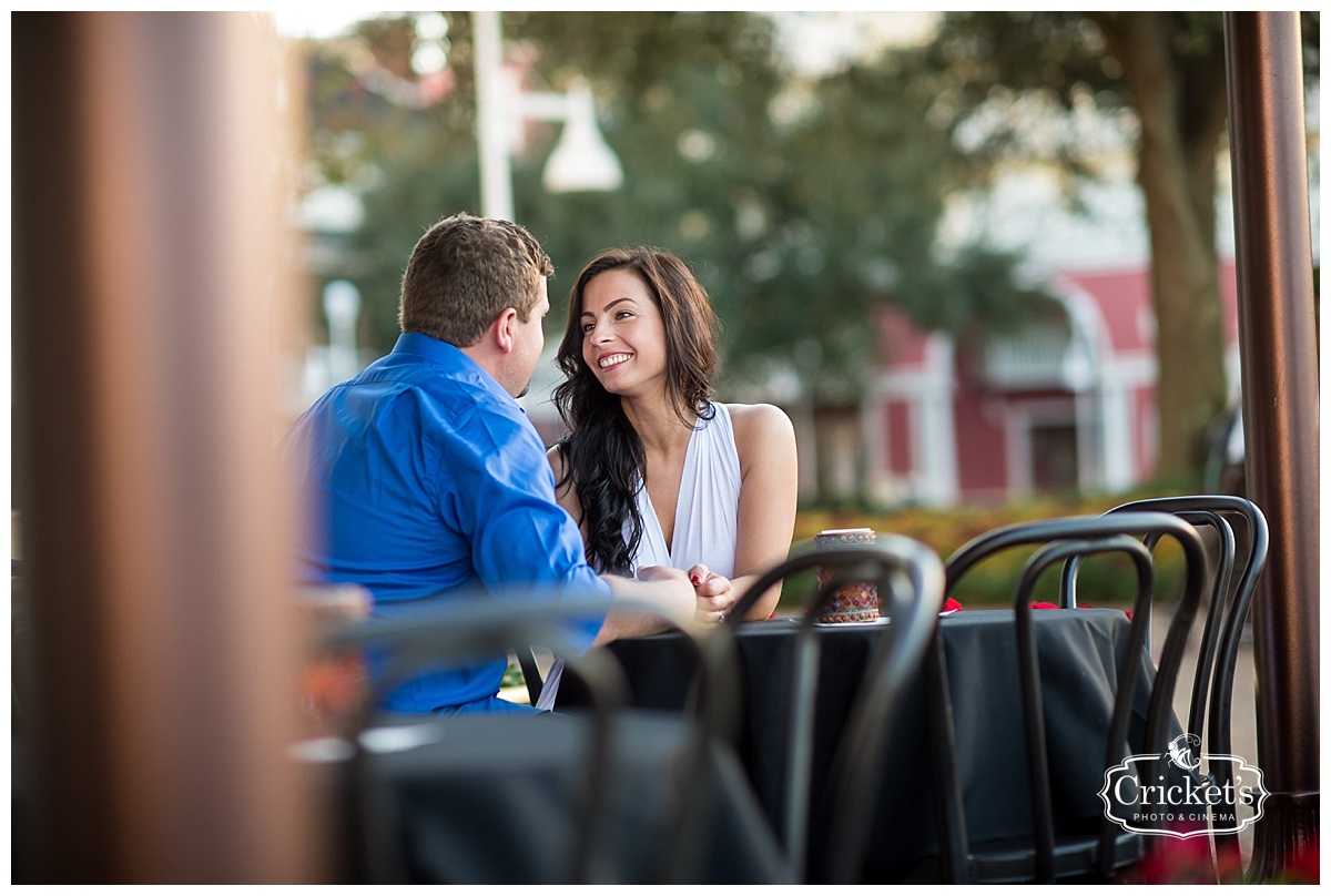 disney boardwalk engagement photography