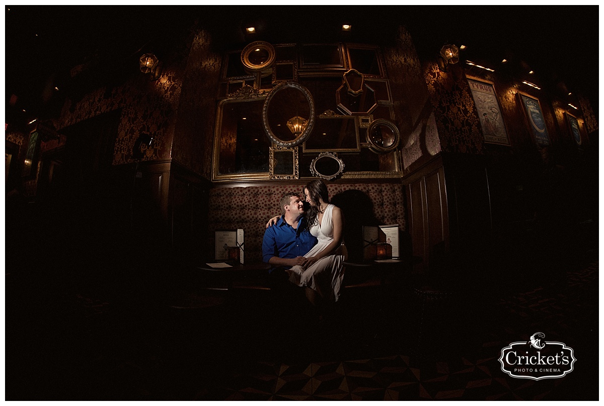 disney boardwalk engagement photography