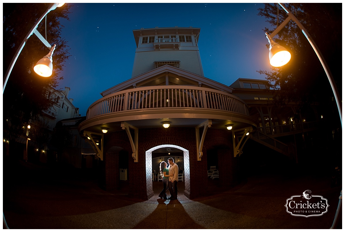 disney boardwalk engagement photography